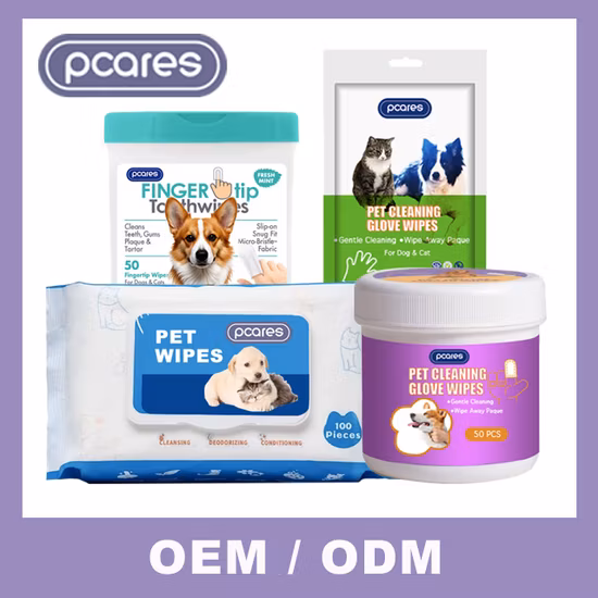 18*18cm Top New Design 40GSM Hot Sell High Quality Competitive Price Pet Wet Wipe
