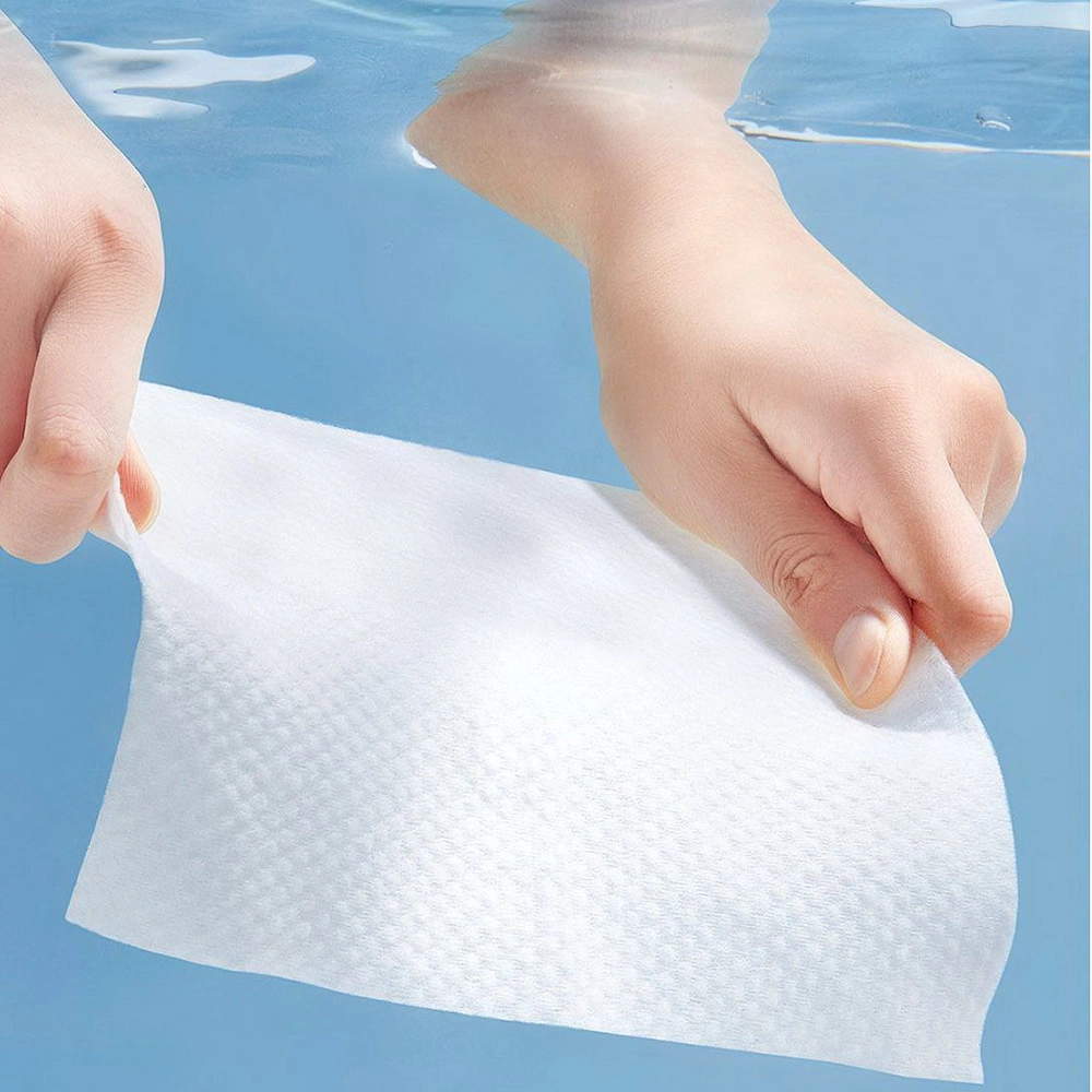 Custom Organic Spunlace Nonwoven Bamboo Wet & Dry Wipes Tissue Disposable Cotton Cloth Towel Aesthetic Face Towel Facial Tissues